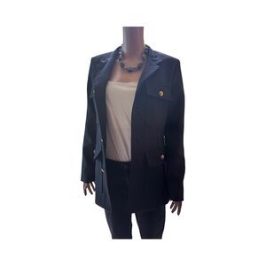 To My Lovers Black Blazer Classic Tailored Suit Jacket Small NWT